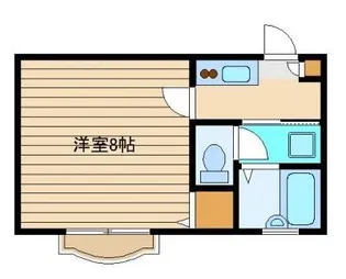 第6グリーンハイツ【1階】の間取り