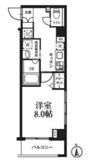 T’s garden高円寺【5階】の間取り