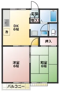 エルピースA【2階】の間取り