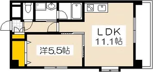 コンフォール空港通り【4階】の間取り