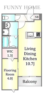 メゾンエスポワール【2階】の間取り