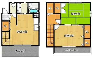 千星ハイツ【1階】の間取り