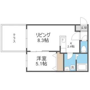 クレステージN31【1階】の間取り