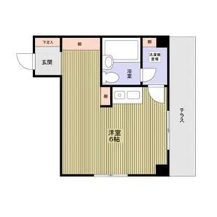 ダイヤモンドレジデンス押上【1階】の間取り