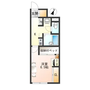 ティアラ平清水【1階】の間取り