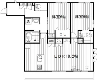 ソフィア文園【3階】の間取り