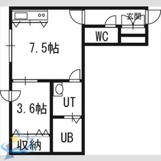 プリマベーラ発寒南【4階】の間取り