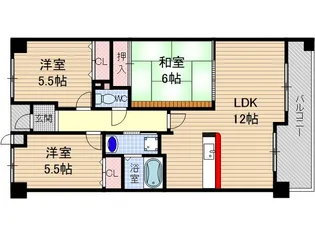 エトワール【3階】の間取り