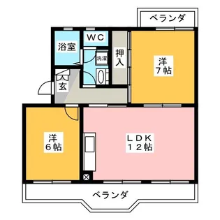プラネッツ【1階】の間取り