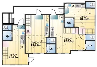 仮称)アーバンプレイス東長崎【2階】の間取り