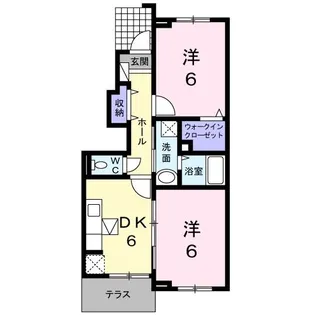 フランメゾン【1階】の間取り