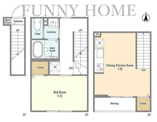 ミハス上高井戸の間取り