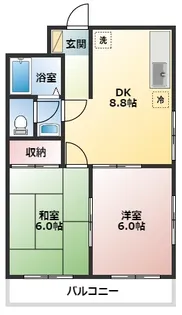 メゾンドポレポレ【3階】の間取り