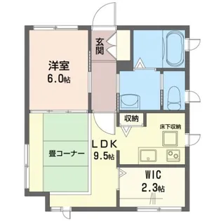 Q-bread【1階】の間取り