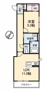 グランツヴィラ大福【3階】の間取り