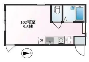 プリエールアンジェ【1階】の間取り