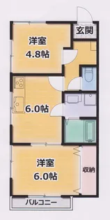 ノームコア【2階】の間取り