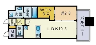 ブラン・スタイル博多【6階】の間取り