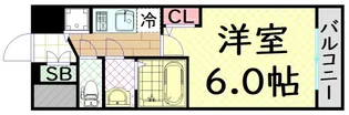 アドバンス大阪グロウスII【2階】の間取り