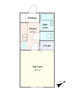 ファーストコーポ【1階】の間取り