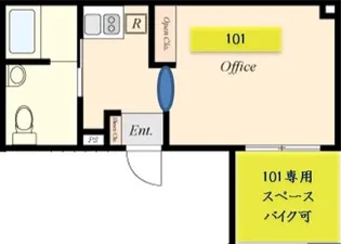 HW.HILLS 新川(HW.ヒルズ新川)【1階】の間取り