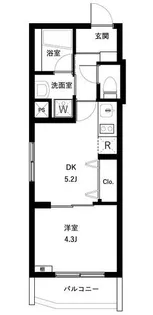 WHARF板橋本町【2階】の間取り