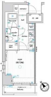 AXAS高田馬場【10階】の間取り