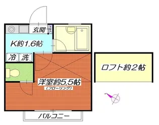 ブランニュー高島台【3階】の間取り