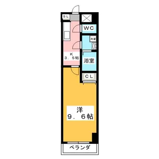 カメリアワーフ【2階】の間取り