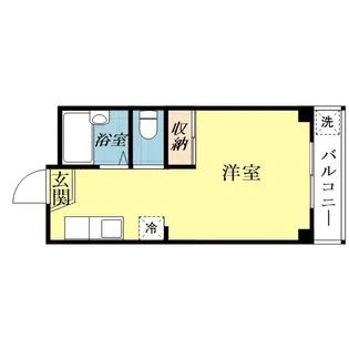 キープロハイツ【4階】の間取り