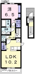ディア ベルジュ【2階】の間取り