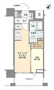 クレヴィア日本橋水天宮前HAMACHO RESIDENCE【11階】の間取り