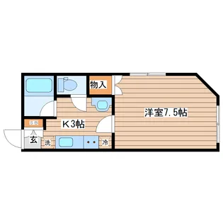プランド河原町【2階】の間取り