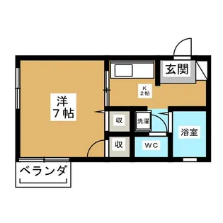 エルム篠原【2階】の間取り