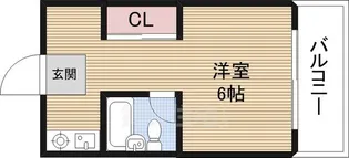 ローズハイツ【3階】の間取り