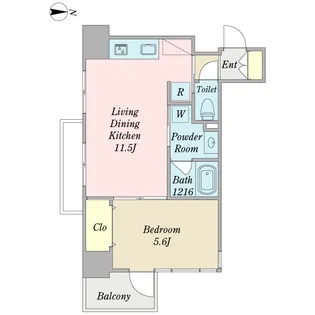 ひうちや【6階】の間取り