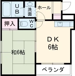ネッスルKD【2階】の間取り