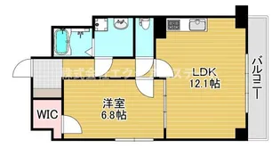 サムティ大阪WESTグランジール【6階】の間取り