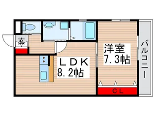 オーロプルーン【3階】の間取り