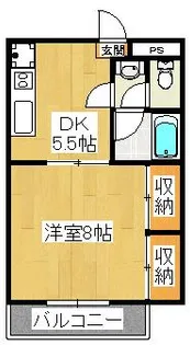 オーク・シオン【1階】の間取り