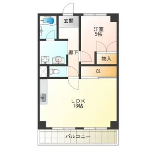 エスポワール【8階】の間取り