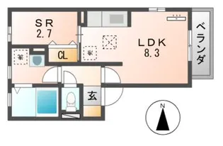 ハートランド【2階】の間取り