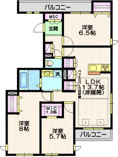 Park Villa M【2階】の間取り