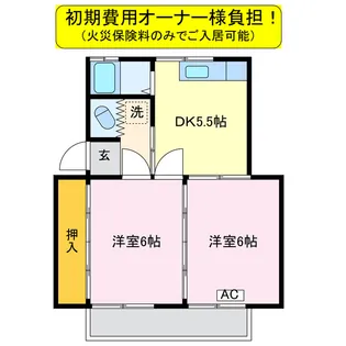 マルニマンション2【1階】の間取り