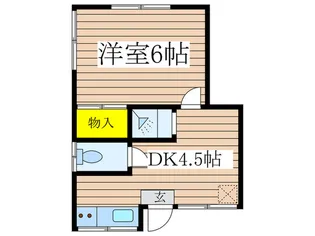 安藤荘【1階】の間取り