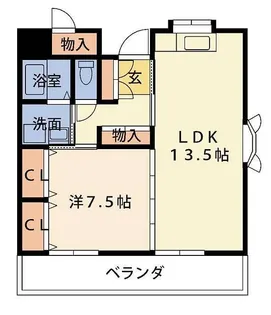 KAGITA【1階】の間取り