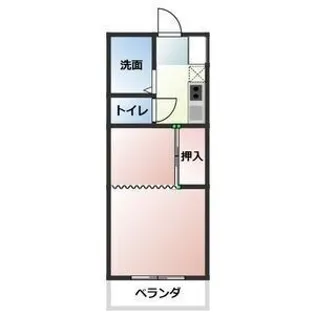 エストーレ清水【1階】の間取り