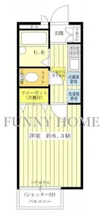 ウィズT.R祖師谷【1階】の間取り