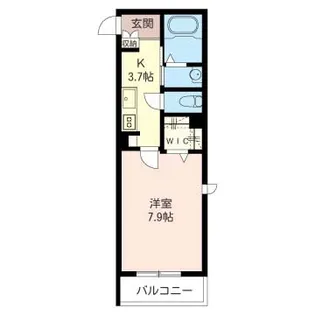 グランドソレイユII【1階】の間取り