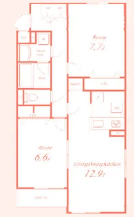 Branche【2階】の間取り